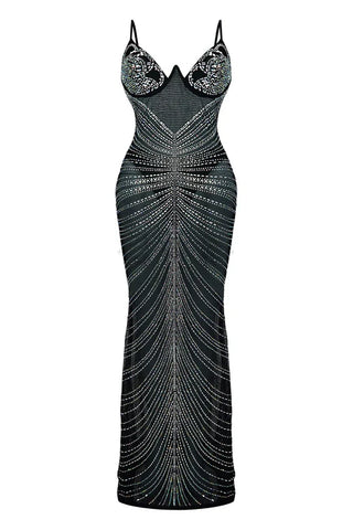 ANIYA RHINESTONE BODYCON DRESS